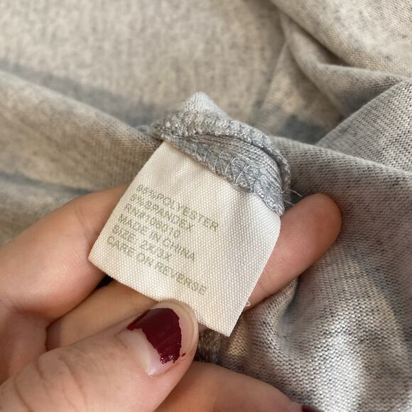 Softies Woman's Heather Gray Cowl Neck Long Sleeve Tunic Top Size 3XL Comfy Cozy - Picture 6 of 11